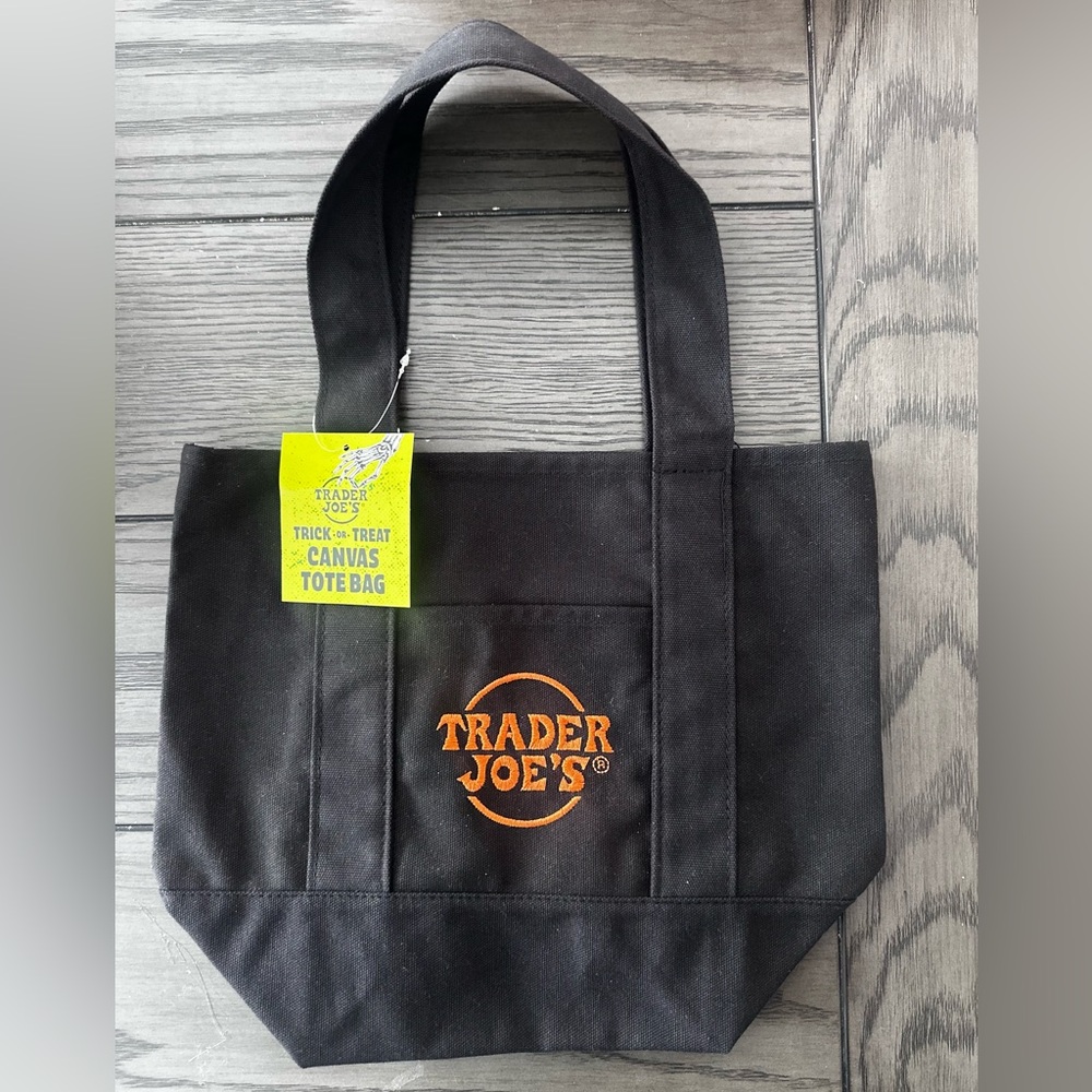 Black Canvas Tote Bag